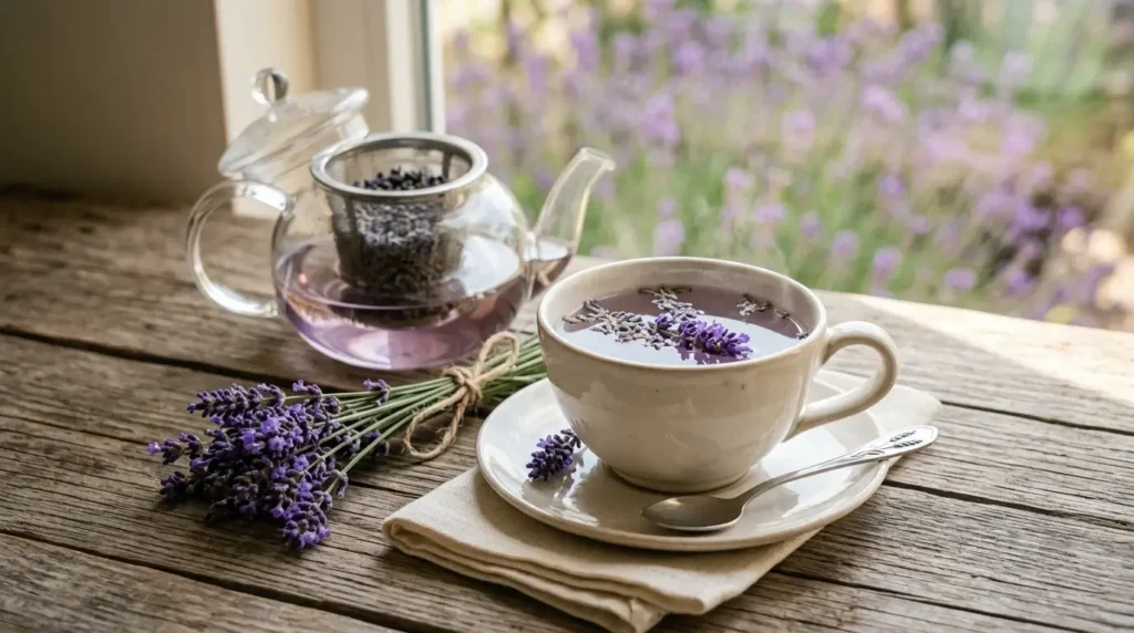 lavender tea fights acne and clears blemishes