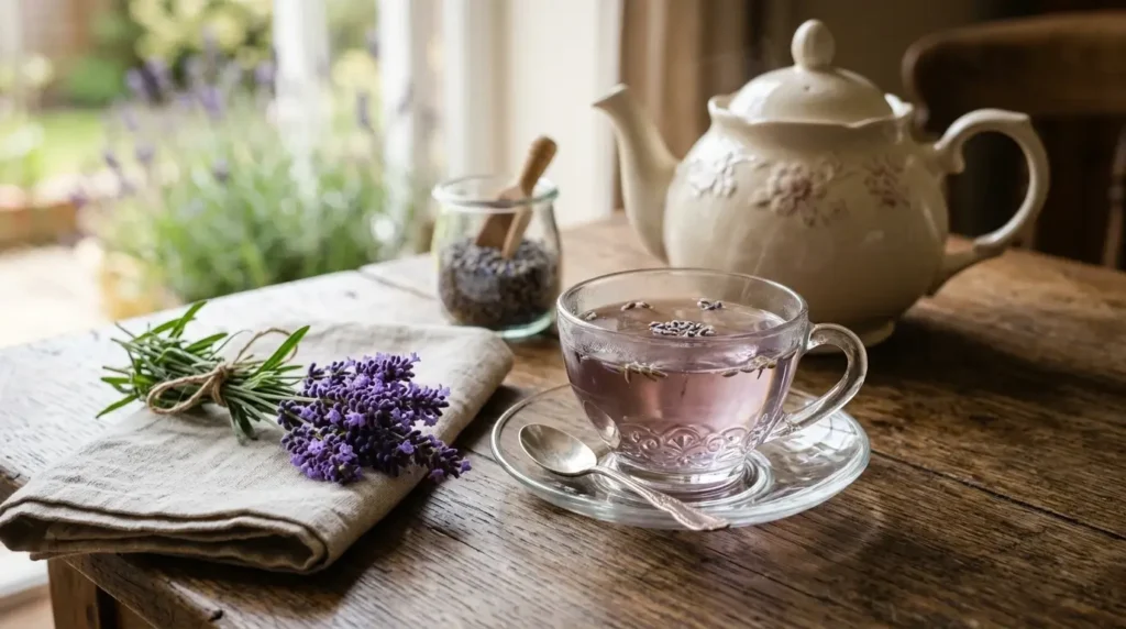 lavender tea hydrates and detoxifies from within