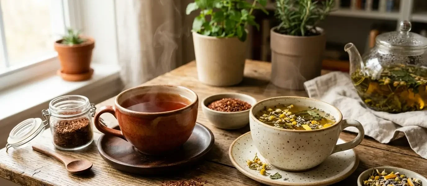 rooibos tea vs herbal tea