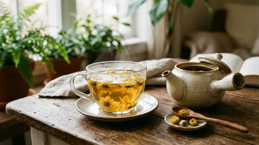 step-by-step guide to using chrysanthemum tea for acid reflux