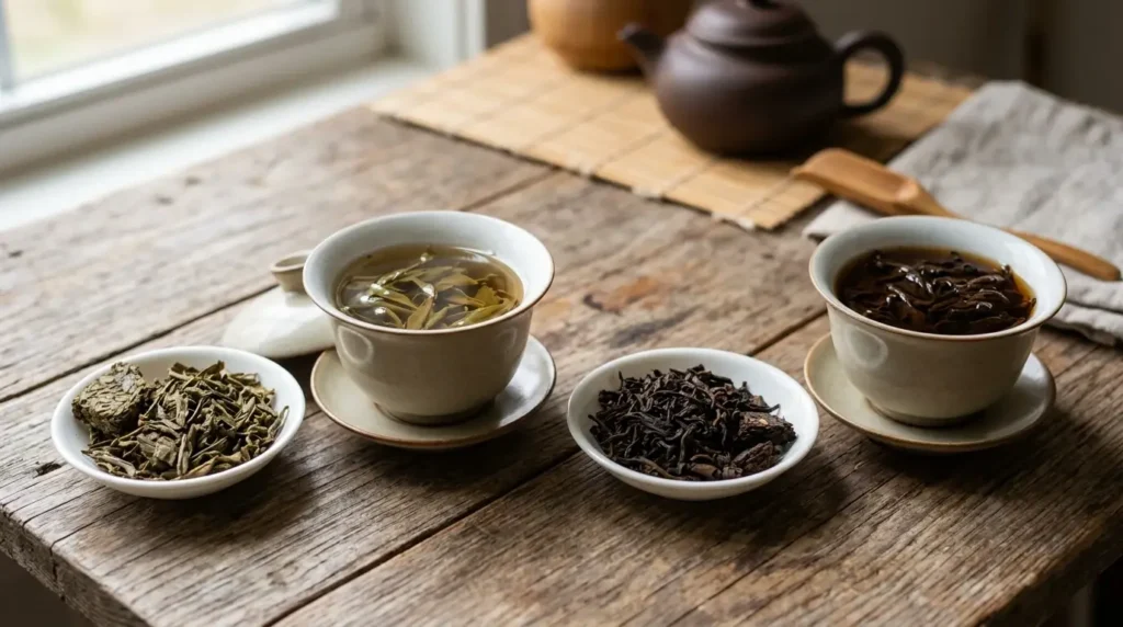 what is ripe (shou) pu erh tea