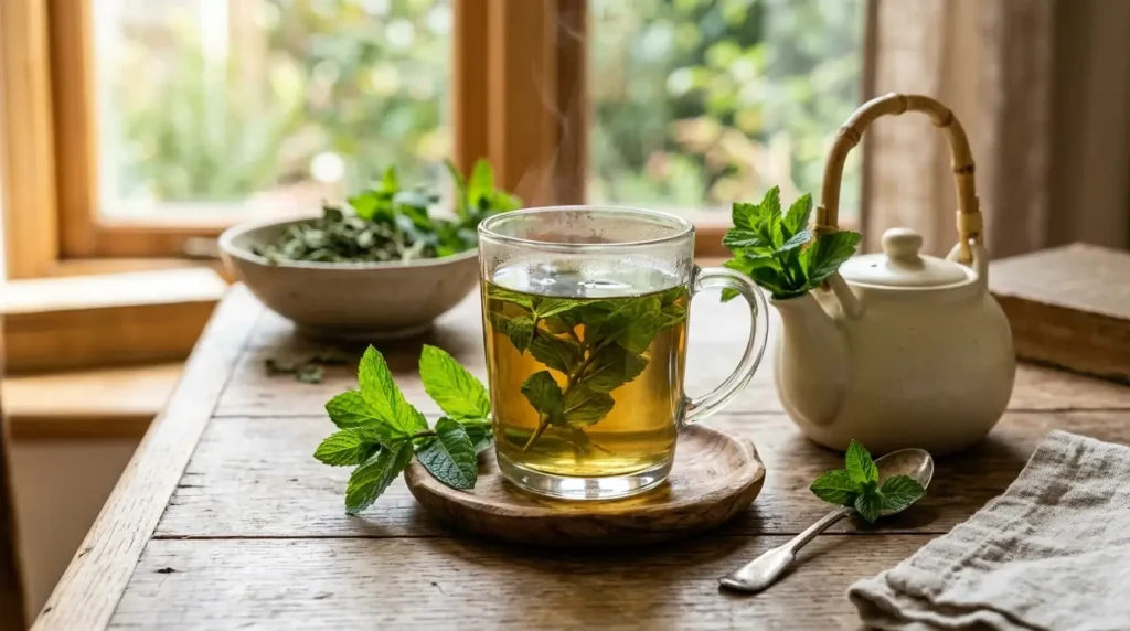 what makes spearmint tea so powerful