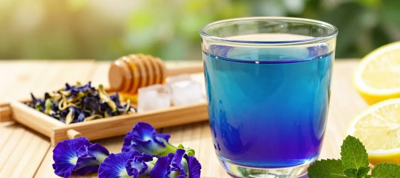 butterfly pea flower tea drink recipe