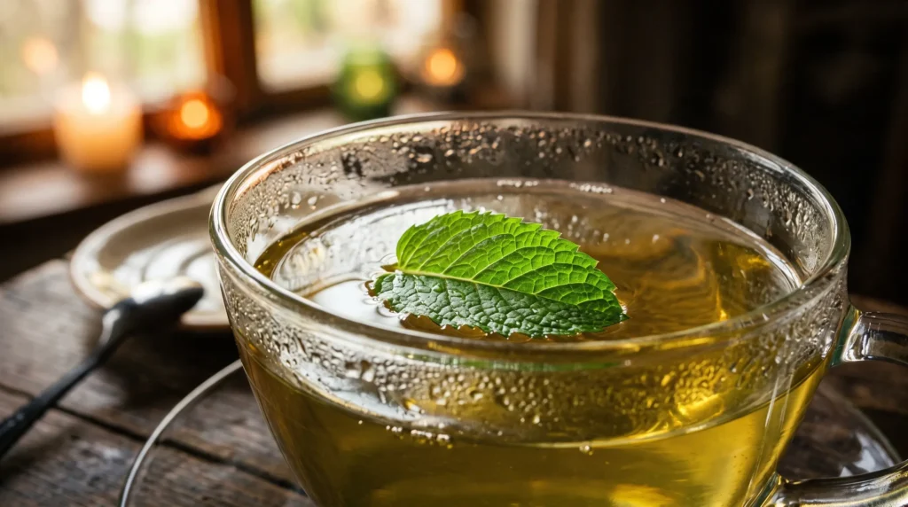can peppermint tea raise blood pressure instead