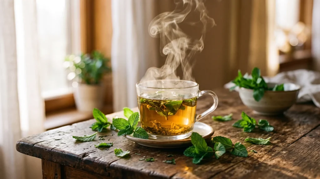 how to drink peppermint tea safely if you have blood pressure concerns