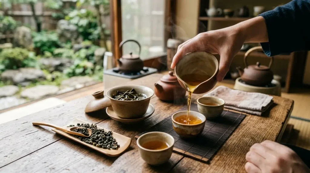 how to make oolong tea step-by-step (western method)
