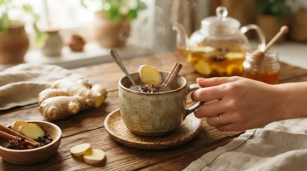 why people search for ginger tea to get periods immediately