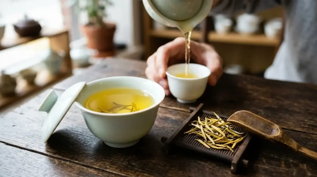 yellow tea vs. green tea vs. black tea for liver support