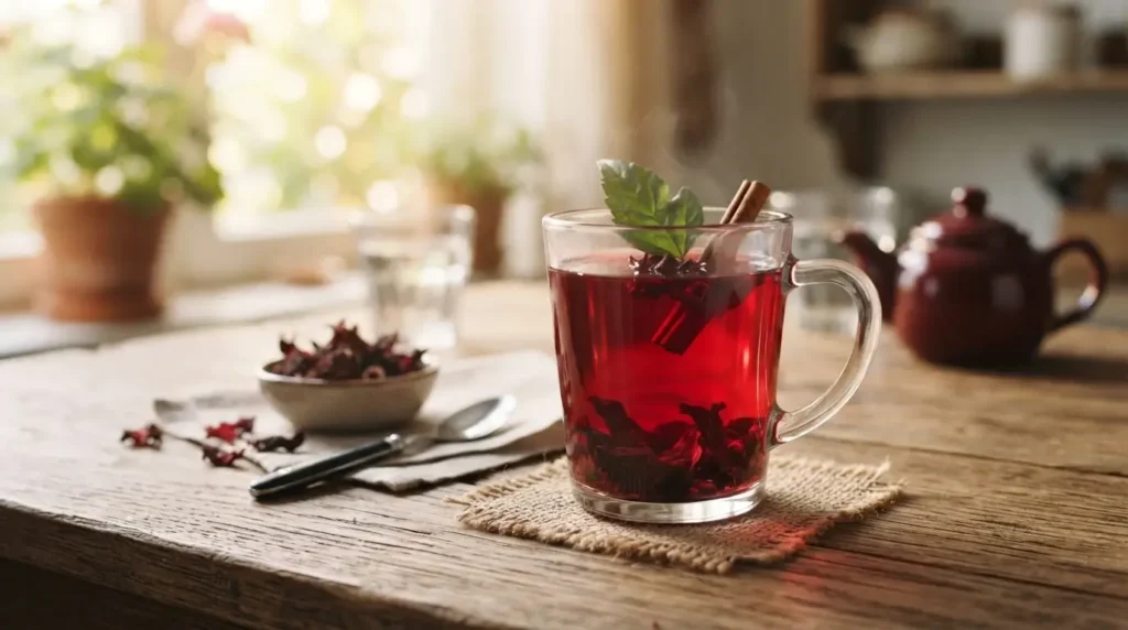 hibiscus tea — the tart metabolism booster