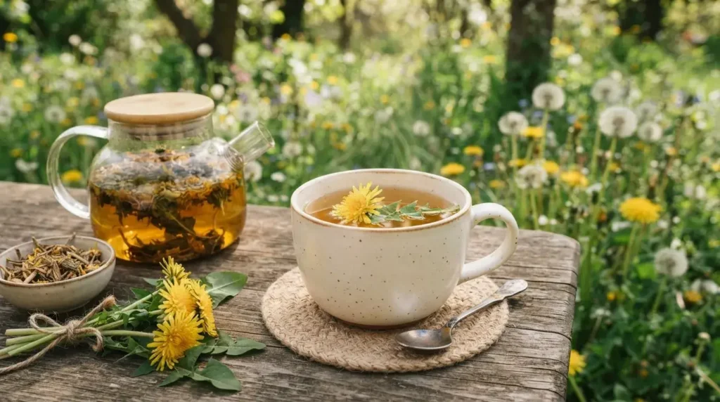 how and when to drink dandelion tea for the best results