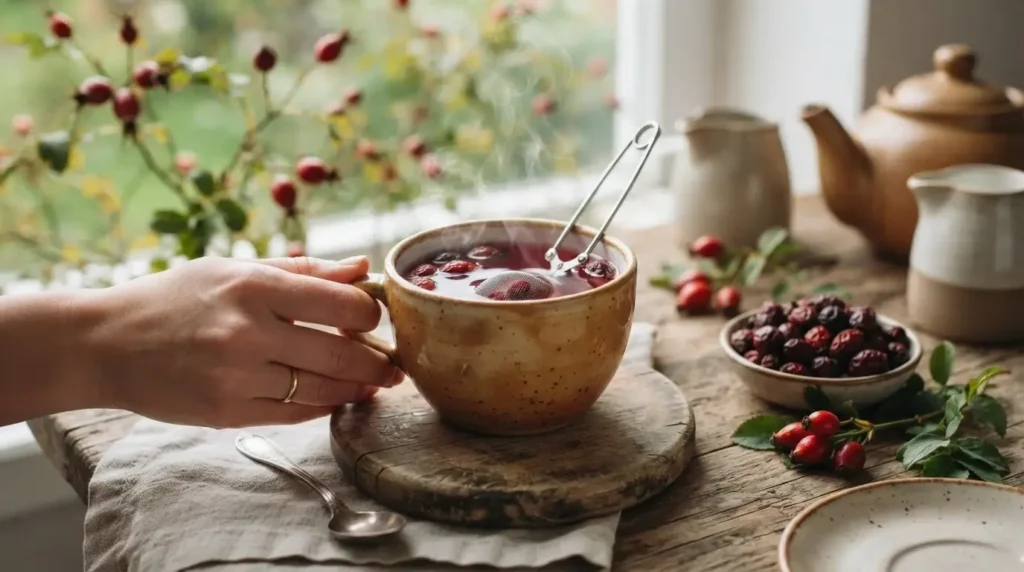 rosehip tea vs. rosehip oil which is better for skin