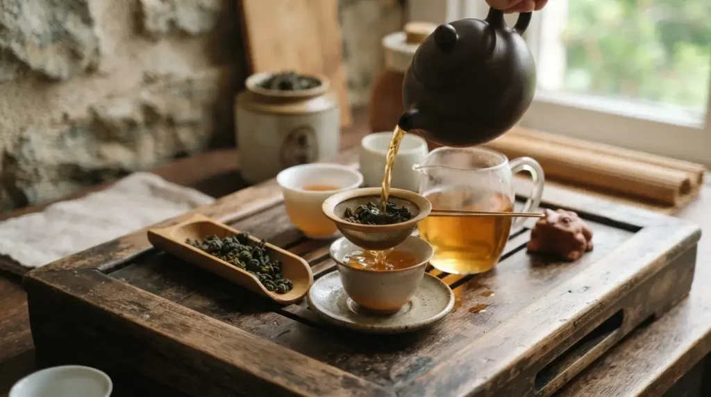 how much caffeine is in oolong tea