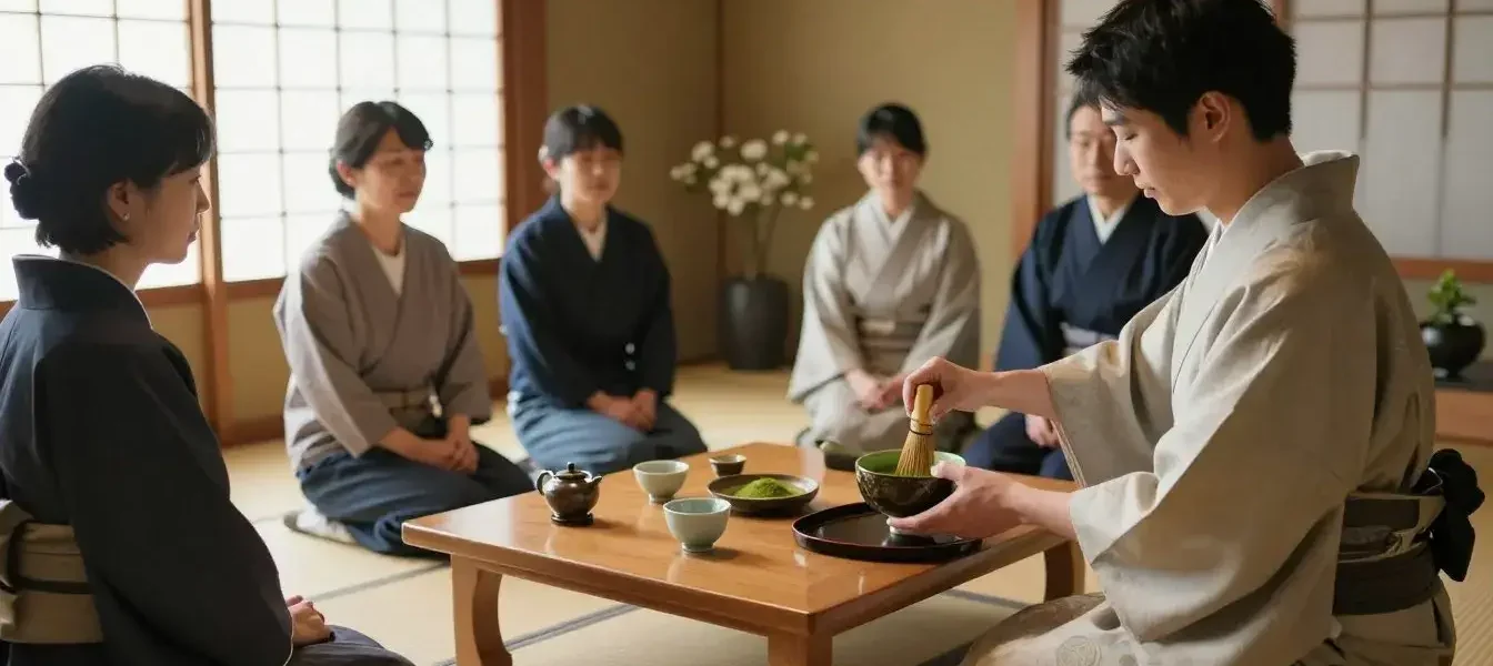 tea used in japanese tea ceremony
